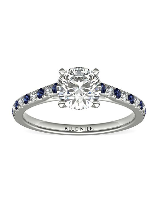 Blue Nile Round Cut Engagement Ring - 1