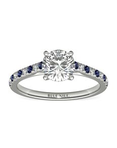 Blue Nile Round Cut Engagement Ring