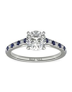 Blue Nile Round Cut Engagement Ring