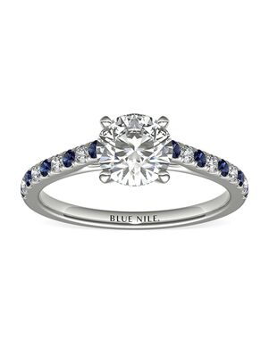 Blue Nile Round Cut Engagement Ring