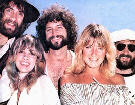 Fleetwood Mac group photo in 1975