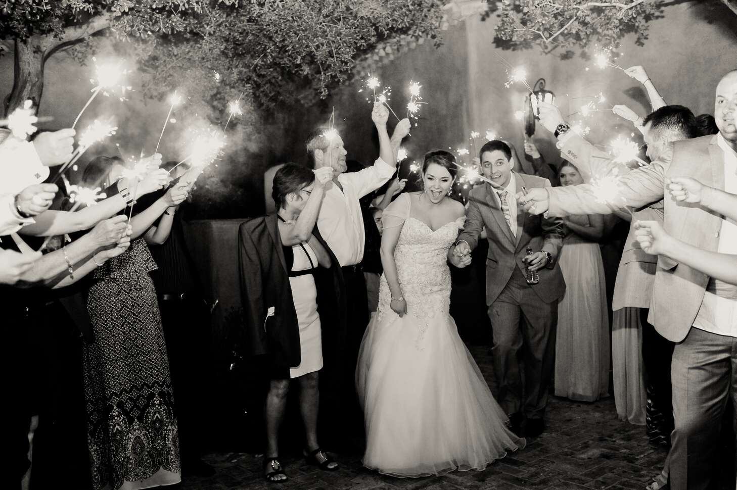 Embellished Fit-and-Flare Wedding Dress