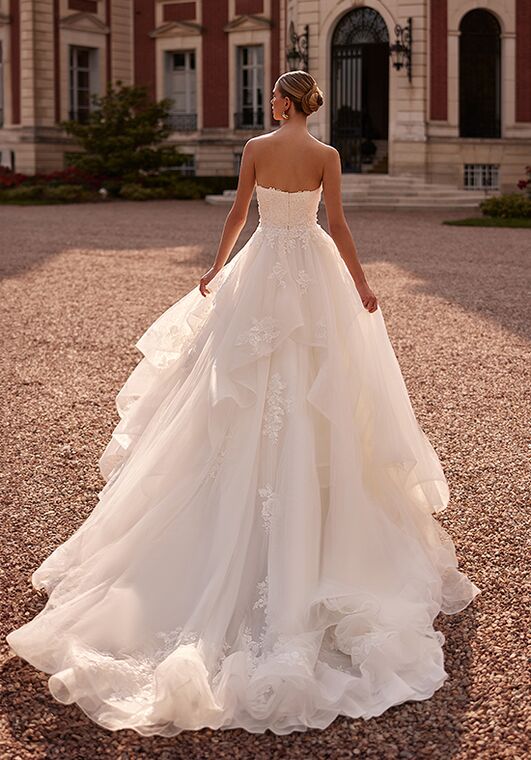 Moonlight Couture H1607 A-Line Wedding Dress - 2