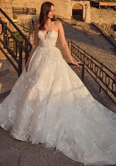 Calla Blanche 125101 Dalia A-Line Wedding Dress