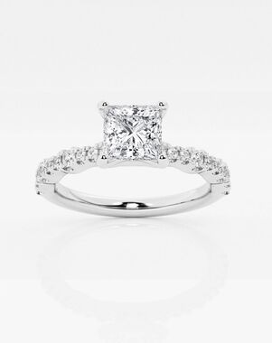Grown Brilliance Princess Cut Engagement Ring