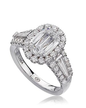 Christopher Designs Classic Emerald Cut Engagement Ring