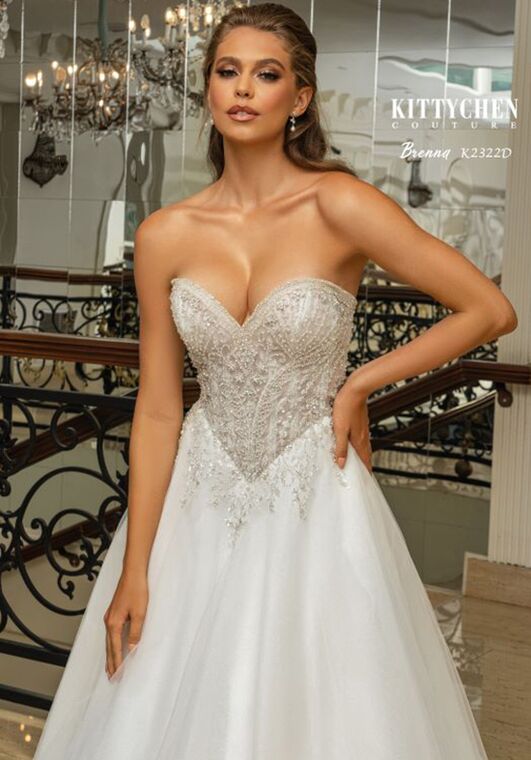 KITTYCHEN Couture BRENNA MILA, K2322 A-Line Wedding Dress - 6