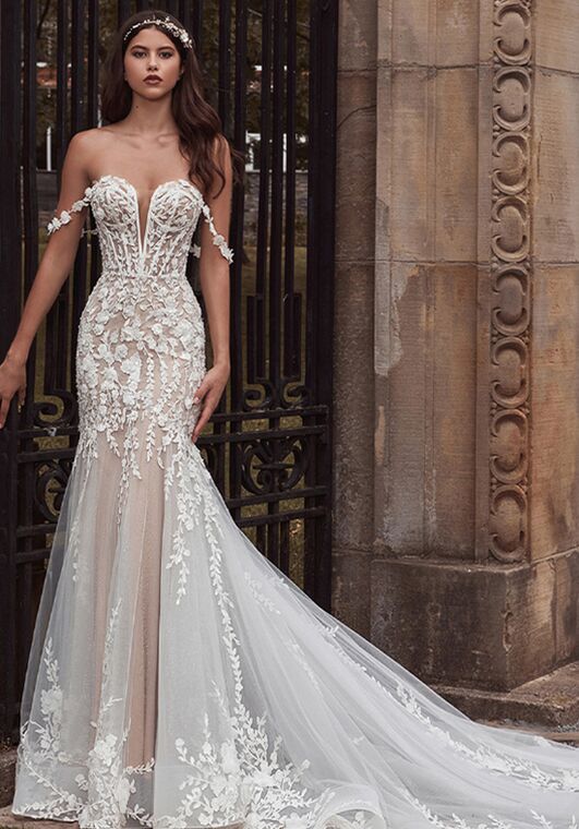 Calla Blanche 121101 Lilia Mermaid and Trumpet Wedding Dress - 6