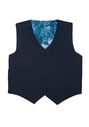 Little Tuxedos "Mason" Kids Navy Suit (5-Piece Set) Flower Girl Dress and Ring Bearer Outfit - thumbnail - 7