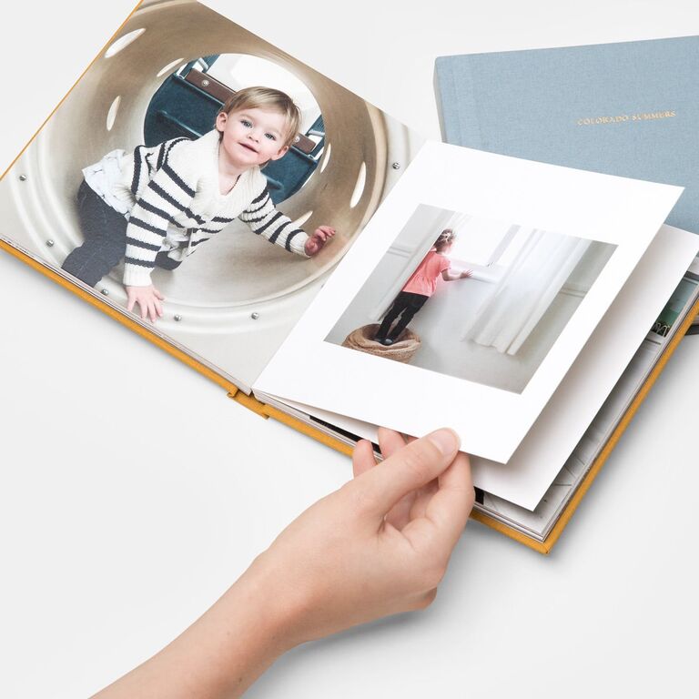 Luxury photo book by Artifact Uprising, gift idea for wife for Mother's Day. 