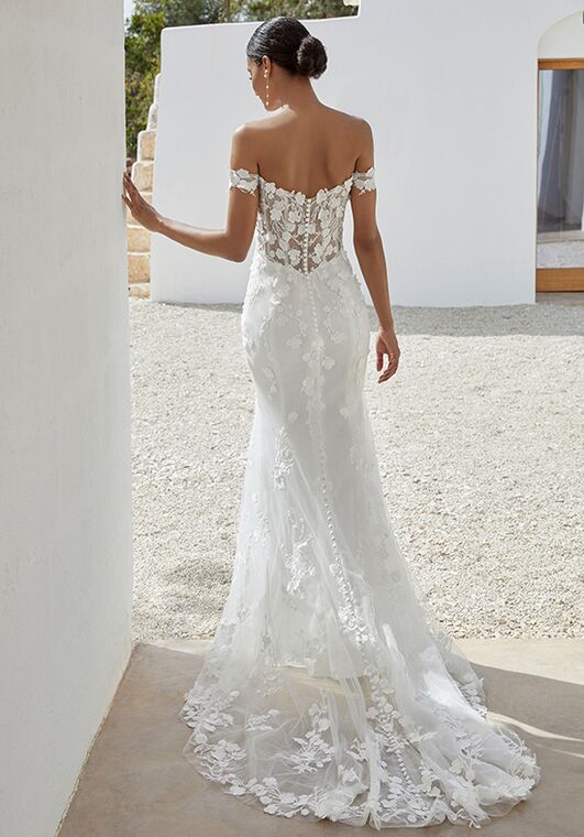 Adore by Justin Alexander Ariana Fit-and-Flare Wedding Dress - 4