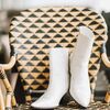 A Boho-Chic Beach Wedding in Ocean City, New Jersey, With Sleek Black Accents