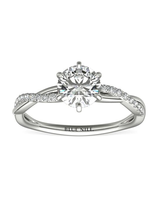 Blue Nile Round Cut Engagement Ring - 1