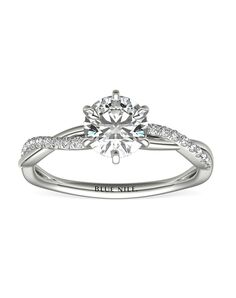 Blue Nile Round Cut Engagement Ring