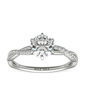 Blue Nile Round Cut Engagement Ring