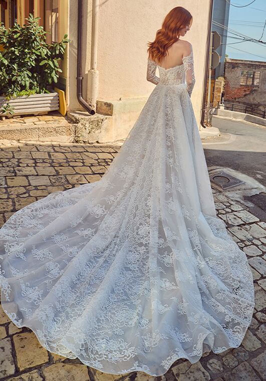 L'amour by Calla Blanche LA25101 Aretha A-Line Wedding Dress - 5