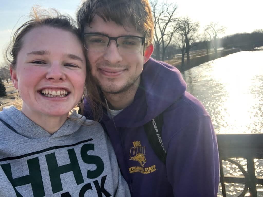 Jared began biking alongside Hailey during her weekly runs on the Cedar Falls Recreation Trails following her first half marathon.