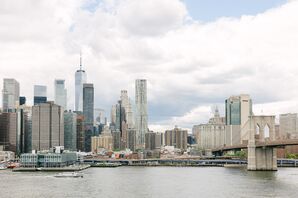 New York City Skyline With Brooklyn Bridge and The East River
