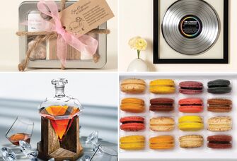 A variety of fun 10th anniversary gifts