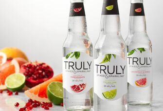 Truly spiked and sparkling water