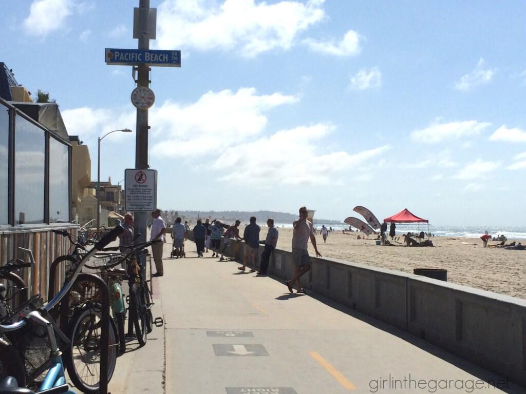 Picture of Pacific Beach ("PB" - where Bill & Megs live)
