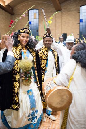 Dancing at Reception with Traditional African Music