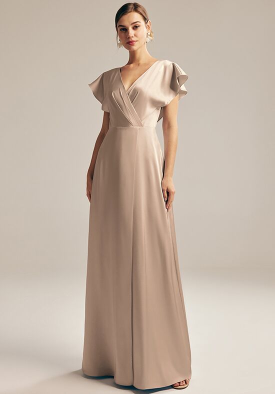 AW Bridal AW Rana Dress V-Neck Bridesmaid Dress - 1