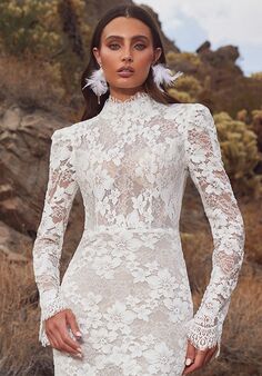 La Perle LP2417 Sheridan Sheath Wedding Dress