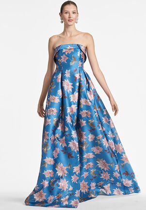Sachin & Babi Brielle Gown - Slate Dalia Multi Blue Mother Of The Bride Dress