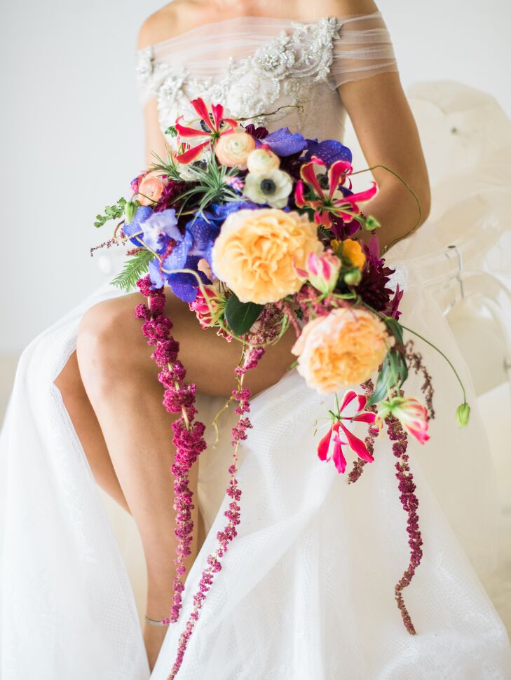 Tropical Cascading Bouquet