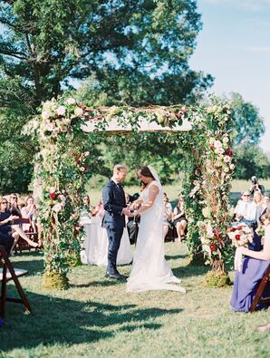 Dramatic Garden-Inspired Chuppah