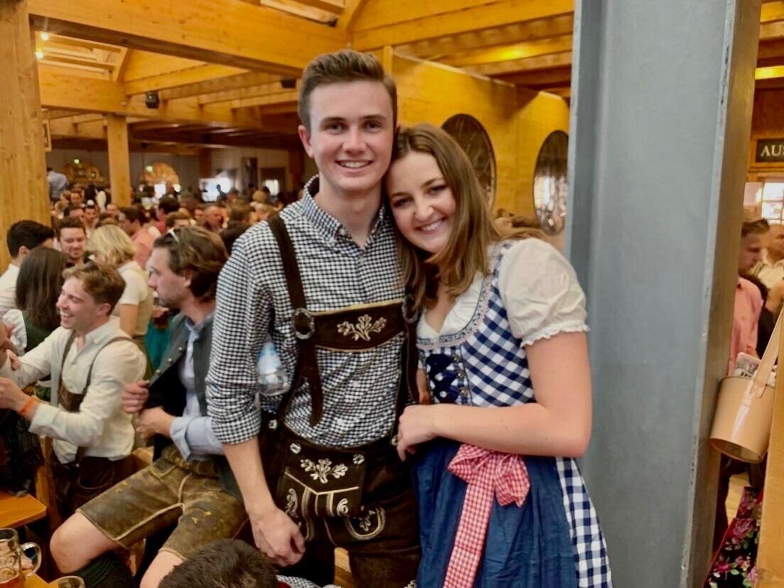 First kiss at Oktoberfest!