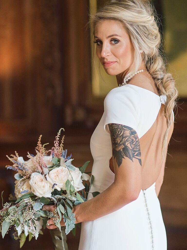Brides Who Showed Their Tattoos on Their Wedding Days