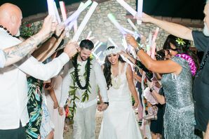 Grand Exit with Foam Glow Sticks