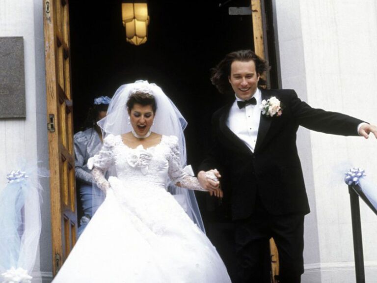 Toula's wedding dress from My Big Fat Greek Wedding