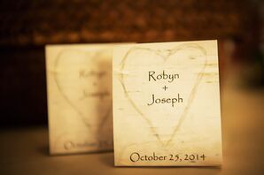 Wedding Favors With Carved-Heart Design