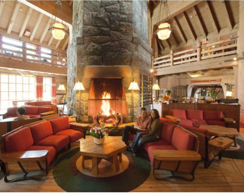 Picture of Timberline Lodge Fireplace