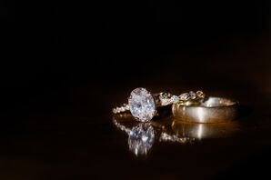 Rose Gold and Oval Diamond Engagement Ring