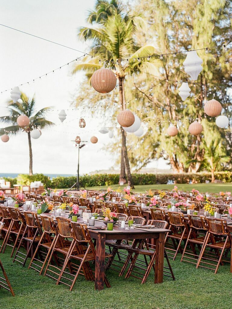 beach themed wedding tropical