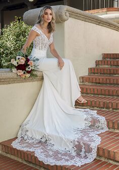 Jasmine Couture Keira Fit-and-Flare Wedding Dress