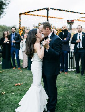 Couples Shares First Dance at Santa Lucia Preserve in Carmel, California