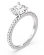 With Clarity Glamorous Princess, Cushion, Emerald, Radiant, Round, Oval Cut Engagement Ring - thumbnail - 2