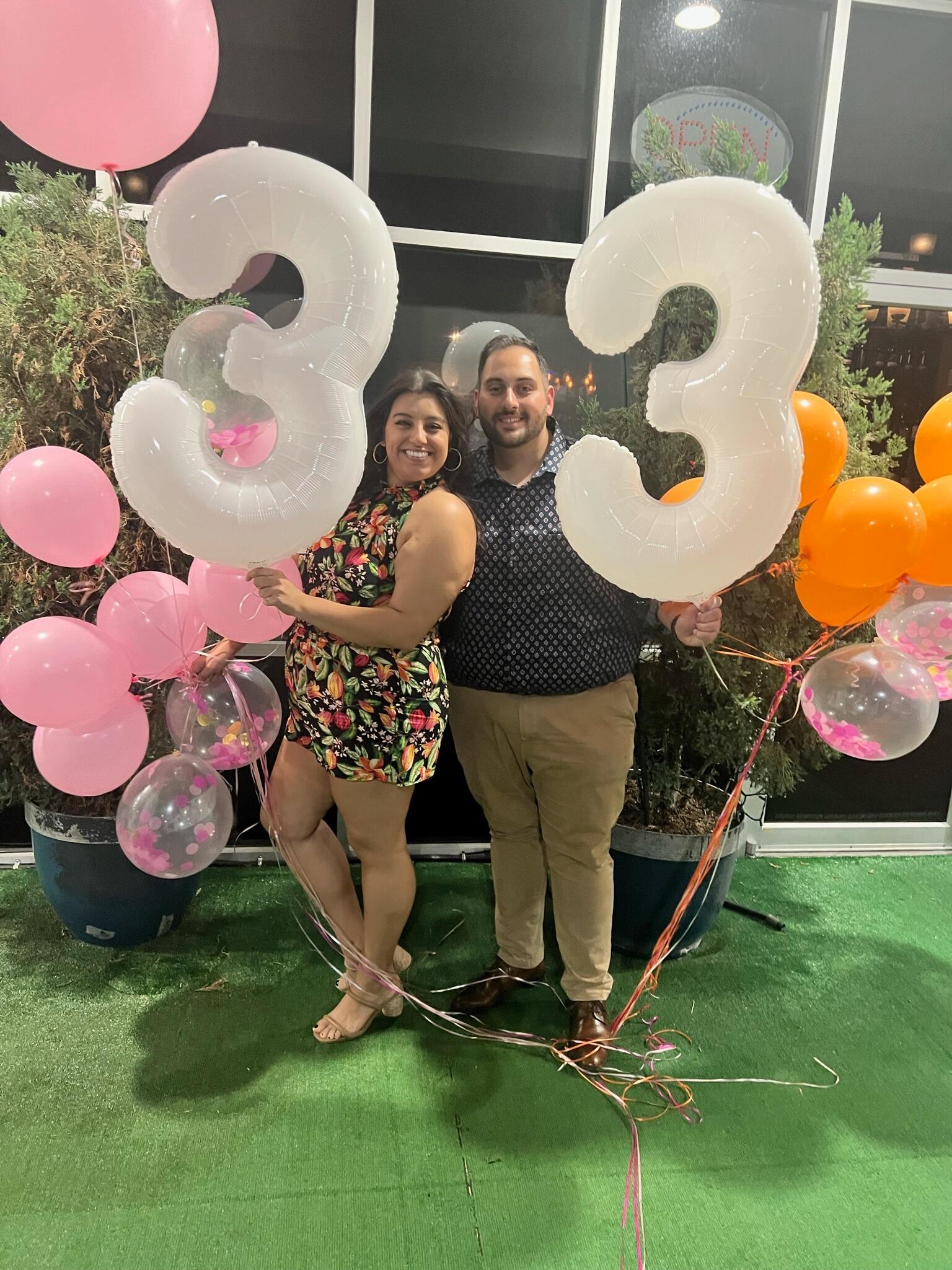 Celebrated Sanny's Birthday- First one together!