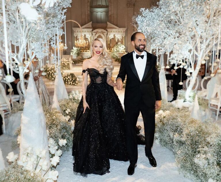 Christine Quinn's wedding dress by Galia Lahav