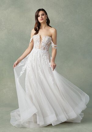 Justin Alexander Fabiola A-Line Wedding Dress