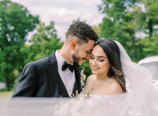 Not only was Marleen and Philo's wedding a beautiful celebration of their relationship, but it also brought to a close their long-distance engagement 