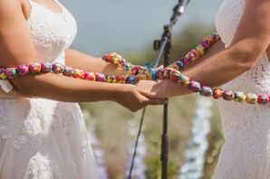 Handfasting Unity Ritual at Wedding Ceremony