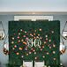Monogrammed Backdrop for Sweetheart Table at Georgia Wedding