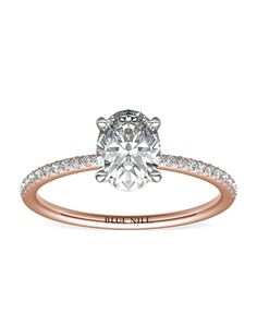 Blue Nile Oval Cut Engagement Ring