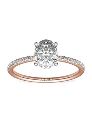Blue Nile Oval Cut Engagement Ring